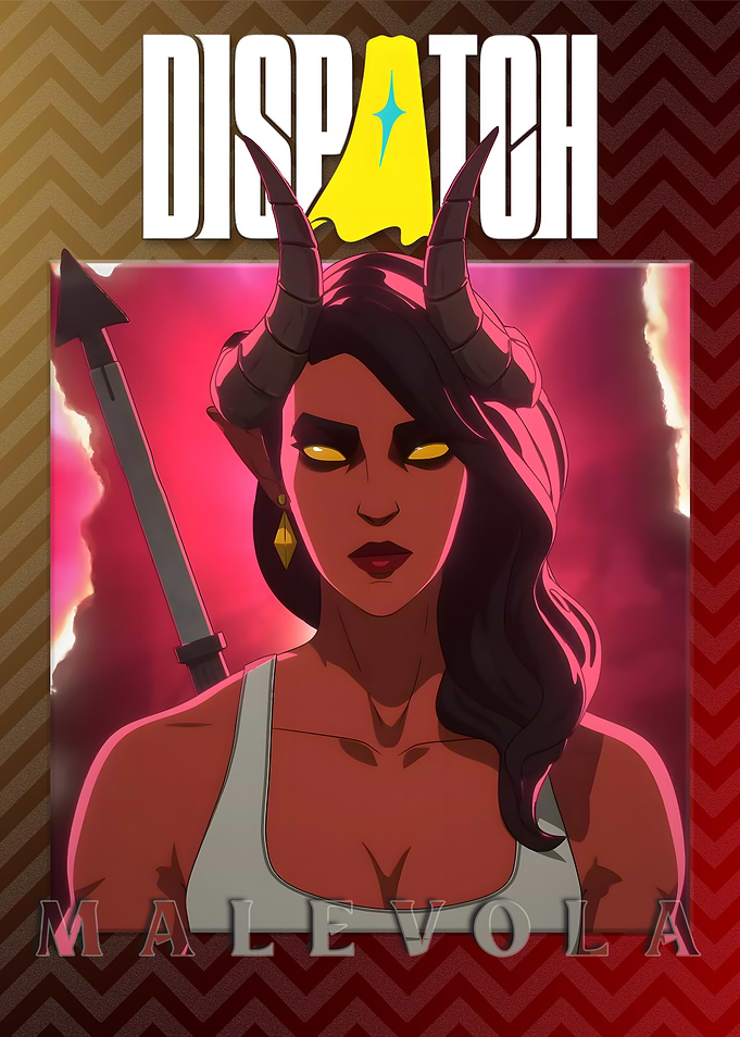 Malevola Dispatch: Horned Woman Illustration