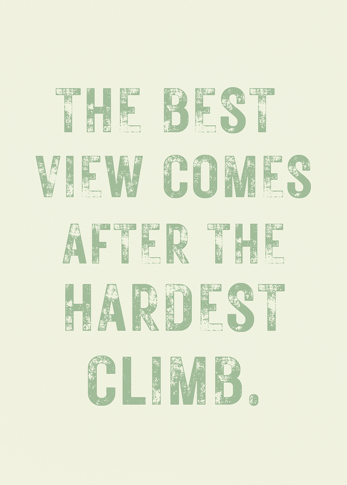 Inspirational Climb Quote
