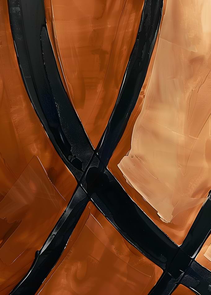 Abstract Brown and Black Lines