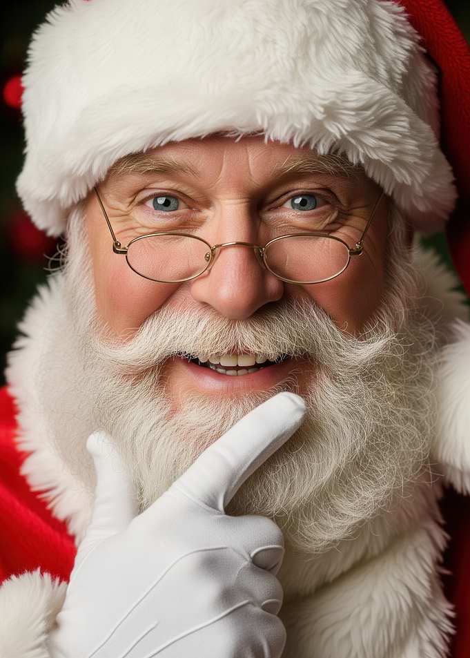Smiling Santa Claus Portrait