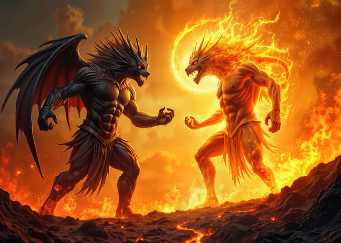 Inferno Duel of Elementals