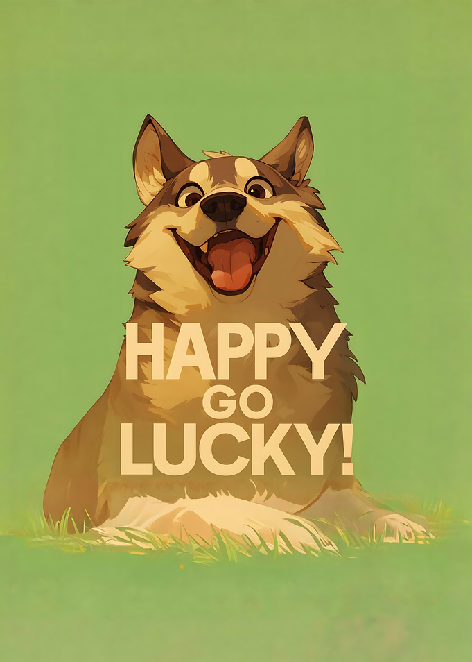 Dog happy