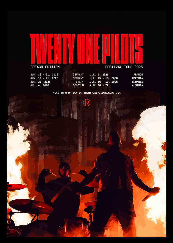 Twenty One Pilots Breach Edition Poster