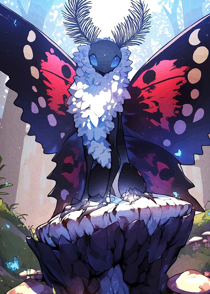 Fantasy Moth Stone
