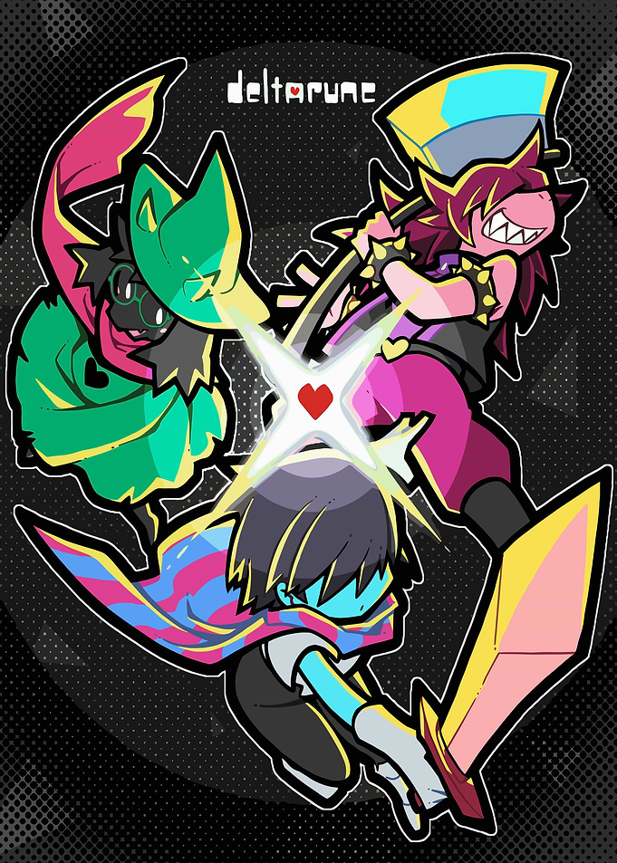 Deltarune Team Illustration