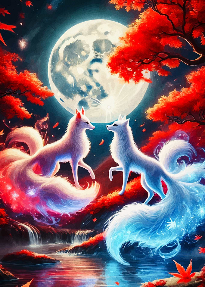 Fox Spirits Moonlight