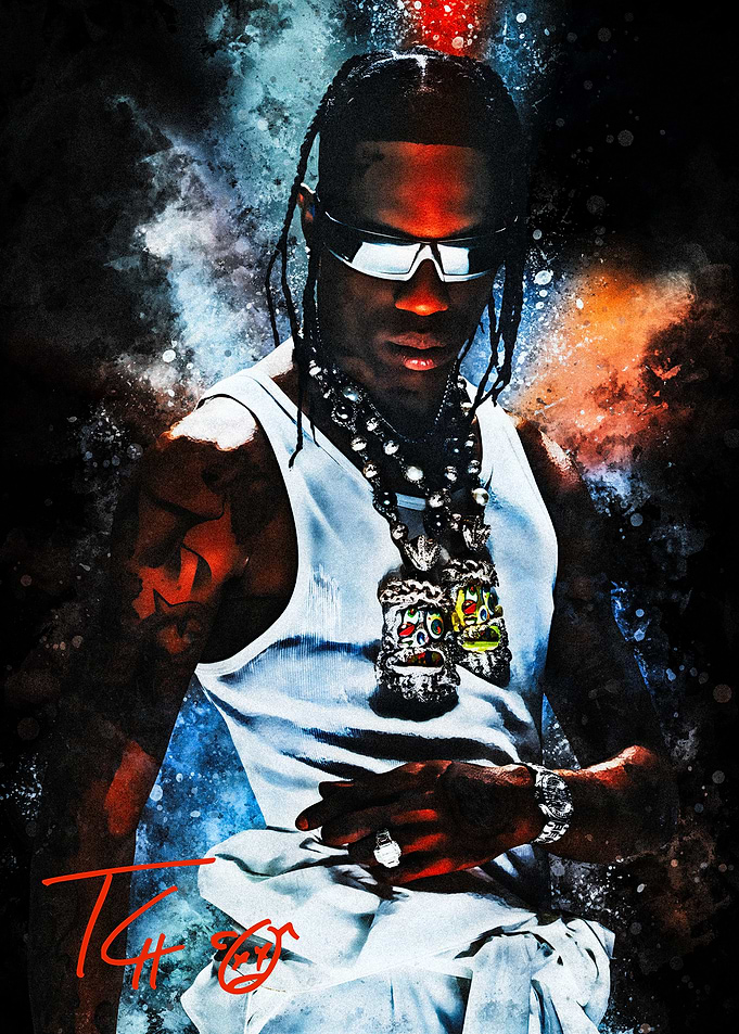Travis Scott Portrait