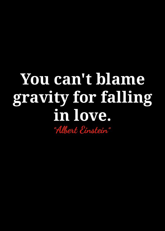 Gravity and Love Quote
