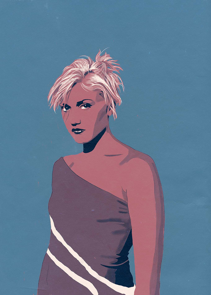 Gwen Stefani on Blue
