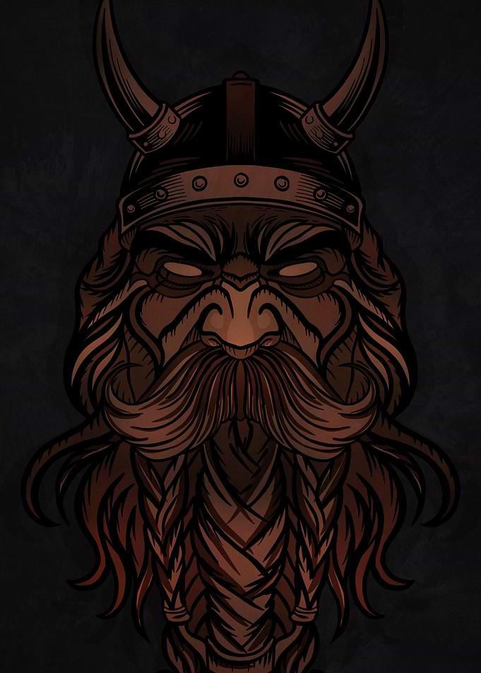 Viking Warrior Portrait