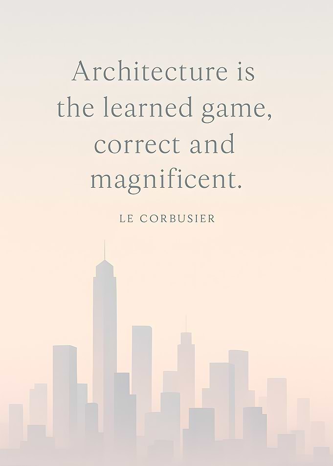 Architecture quote by Le Corbusier