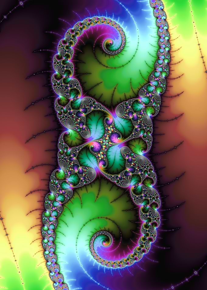 Colorful Fractal Abstract