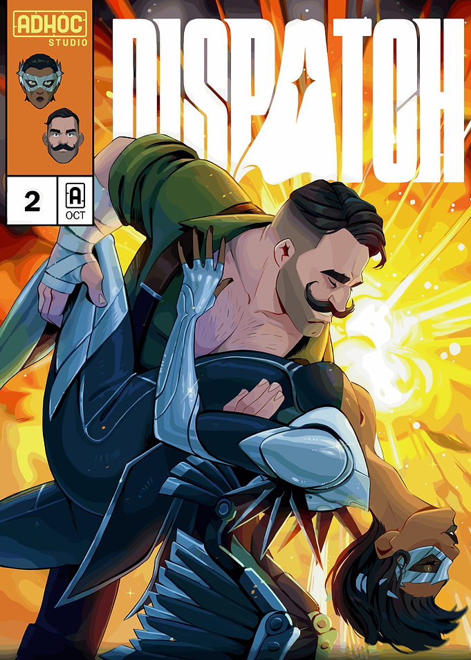 Dispatch Comic Book Cover Art