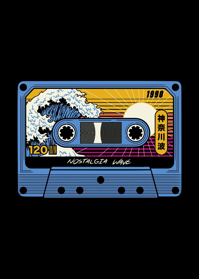 Great Wave of Nostalgia Tape