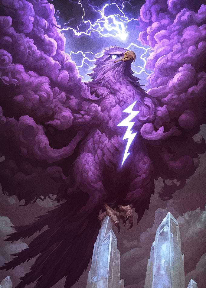 Storm Eagle Lightning Bolt