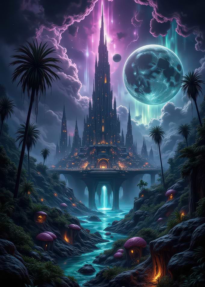 Fantasy Castle Landscape