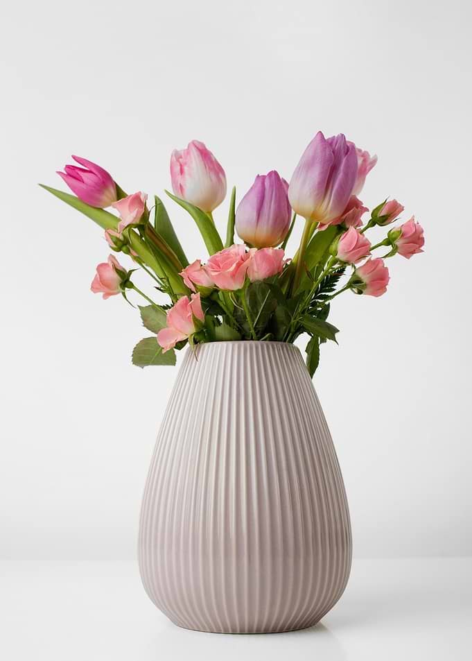 Floral arrangement in a vase