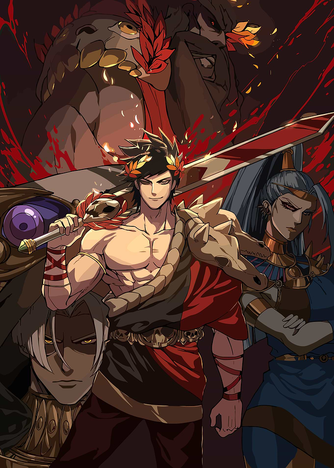 Hades Game Characters Illustration