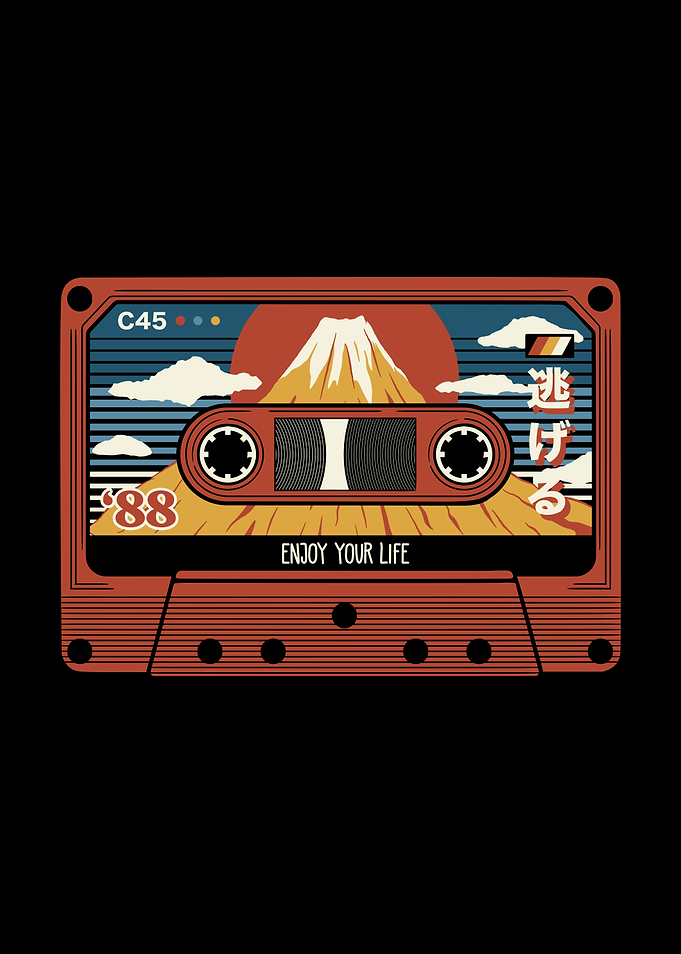 Mount Fuji Enjoy Your Life Tape