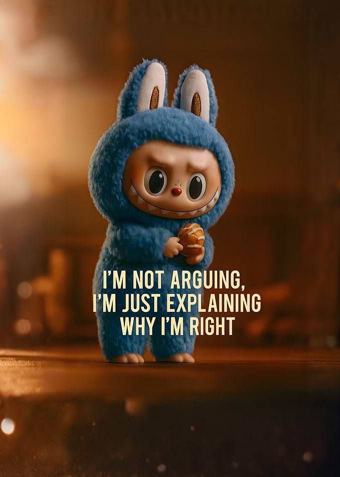 blue labubu