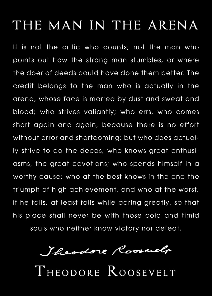 The Man in the Arena Quote