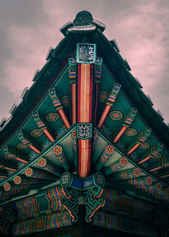 Korean Temple Roof Detail