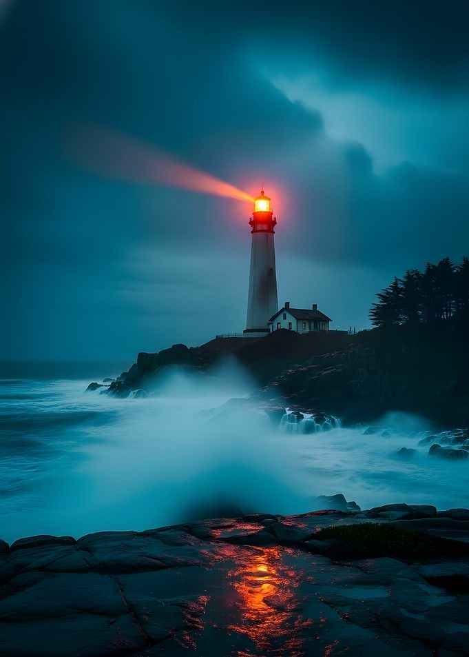 Lighthouse at Night