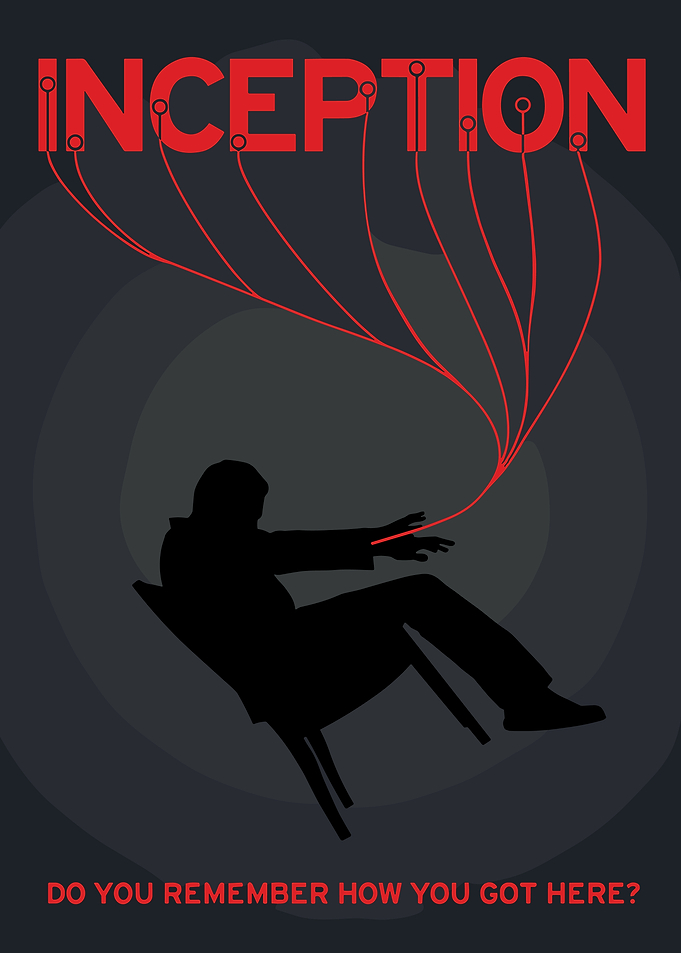 Inception Movie Poster Minimalist Art