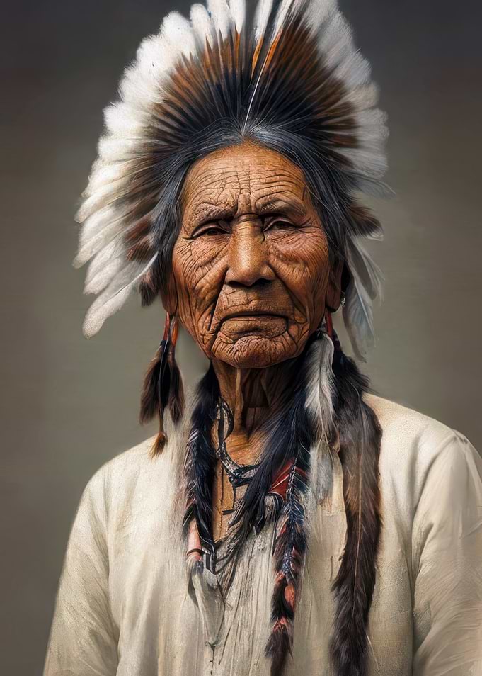 Native American Elder Portrait