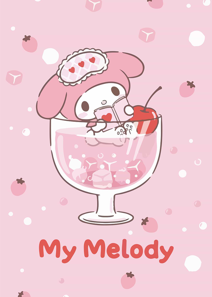 My Melody in a Drink