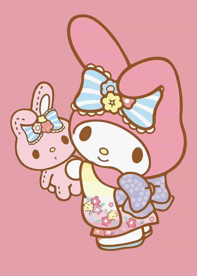 My Melody with Plush Toy