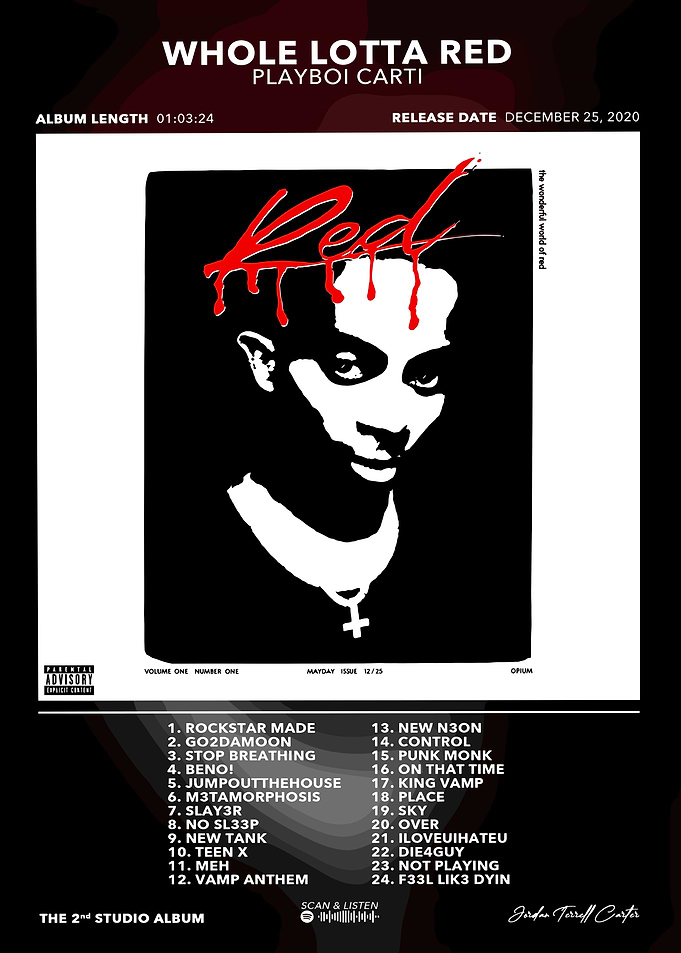 Whole Lotta Red - Playboi Carti Album