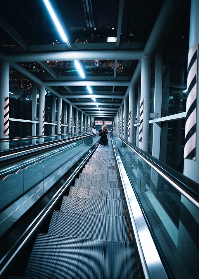 Neon Escalator