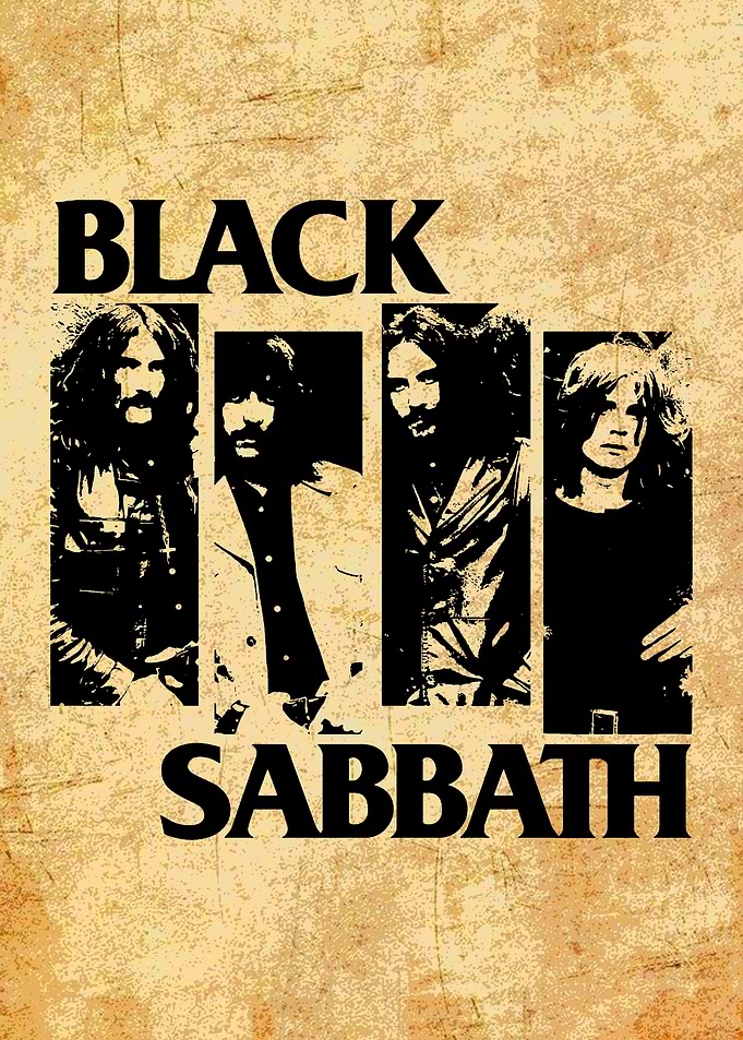 Black Sabbath Band Poster