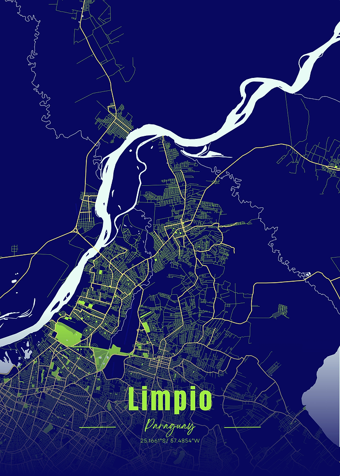 Limpio, Paraguay City Map