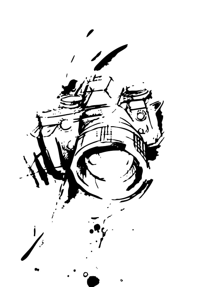 Camera Ink Sketch