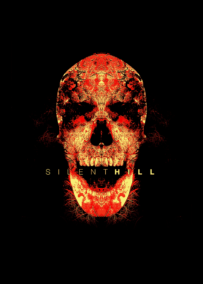 Silent Hill Skull Poster