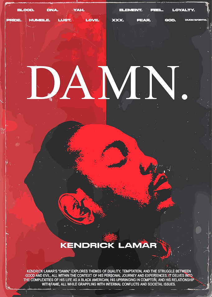 DAMN. Album Cover