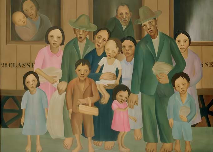 Migrants by Lasar Segall, tarsila do amaral artwork