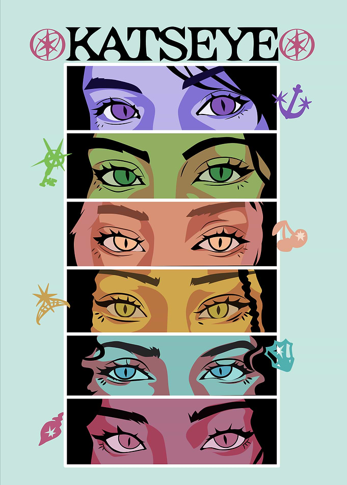 Katseye Illustration