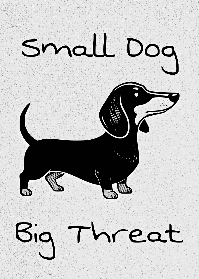 Dachshund Funny Poster