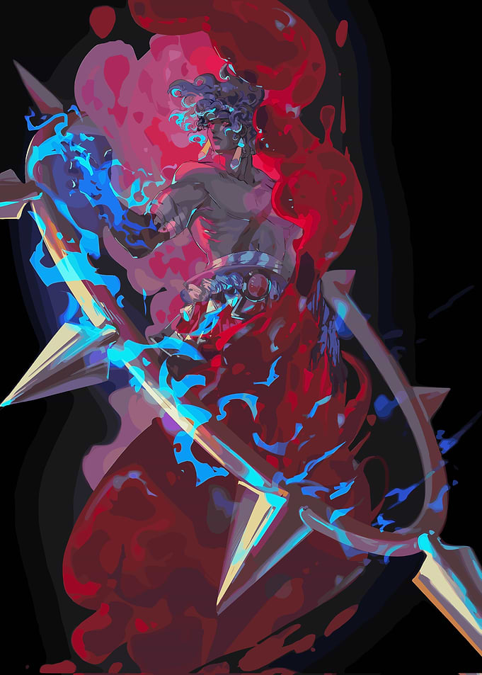 Zagreus Hades game fanart