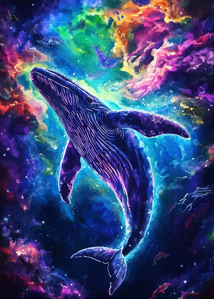 Cosmic Whale Art