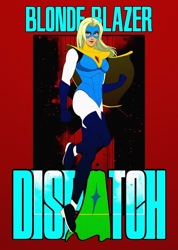 Blonde Blazer Dispatch Superhero