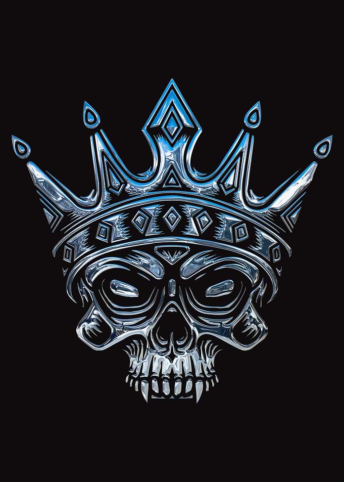 Skull King with Crown