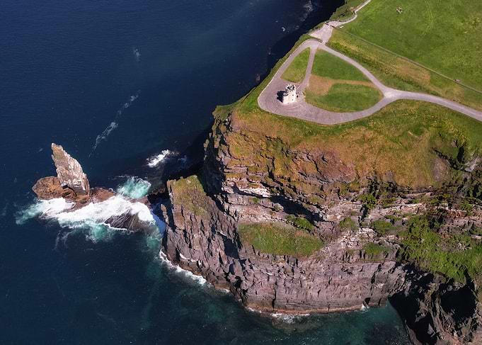 Cliffs of Moher Aerial View