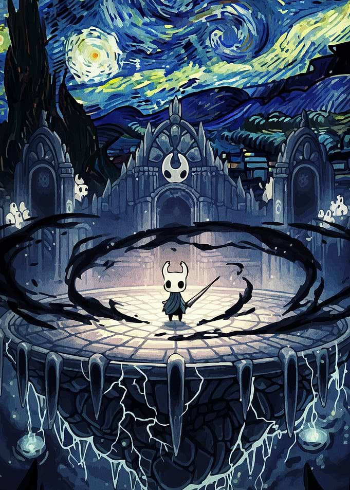 Hollow Knight Starry Night