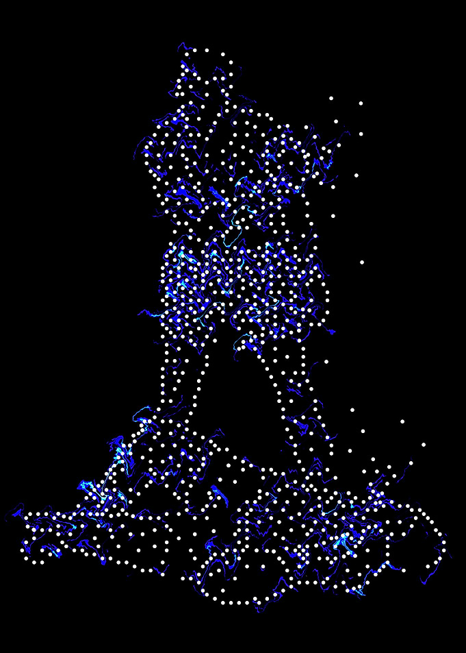 Abstract Boxer Silhouette