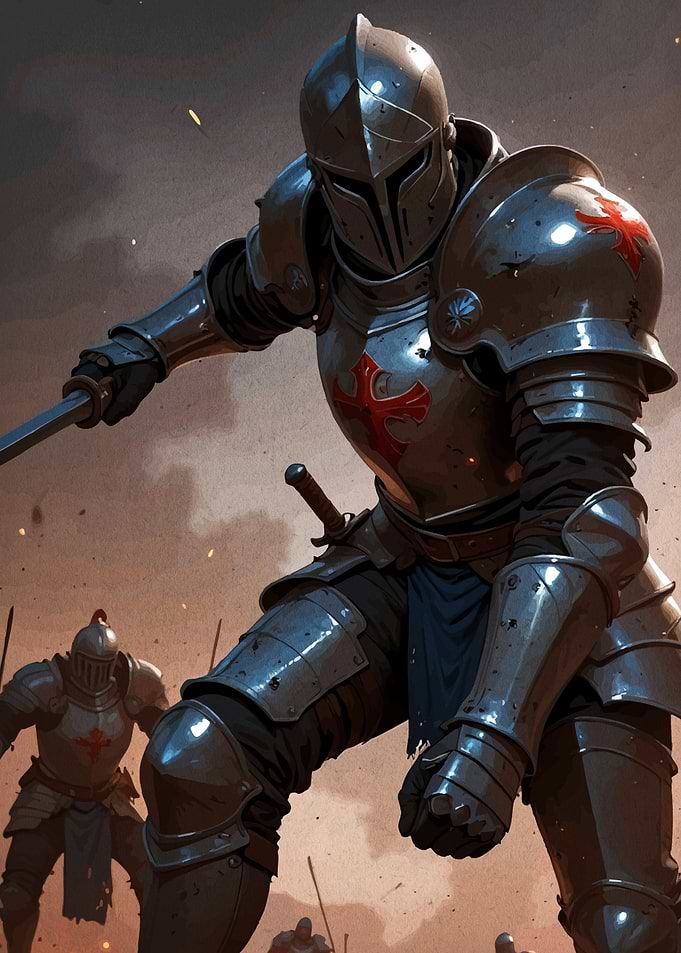 Medieval Knight Battle Armor