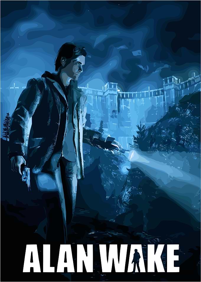 Alan Wake Game Poster